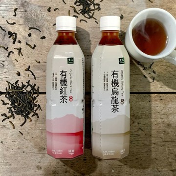 【里仁】 有機紅茶408ml／有機烏龍茶408ml