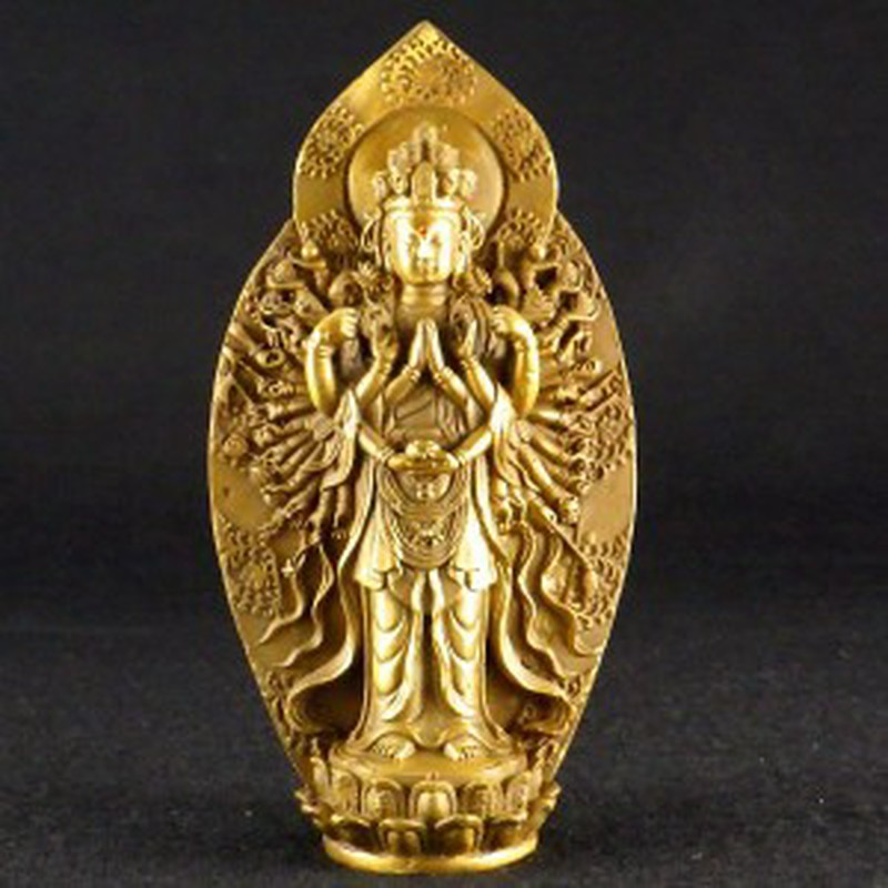 宫沢】文殊菩薩 普賢菩薩 招財開運 精密細工 仏教工芸品 供養品 開運 