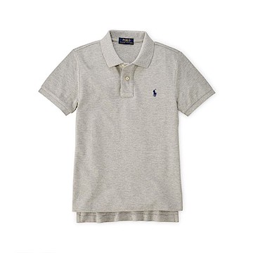 Ralph Lauren 短袖 POLO 素面 小孩 灰 0749