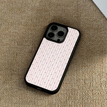新款💖 「粉紋珠汐」手機殼 蘋果iPhone17ProMax防摔18/16/13個性磨砂 防摔手機殼蘋果17pro手機殼