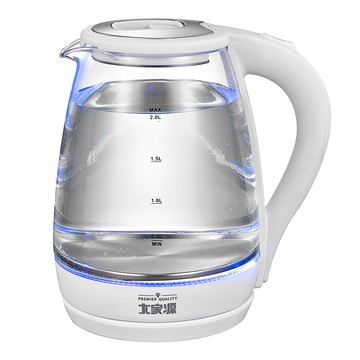 大家源 晶漾玻璃快煮壺 2.0L  TCY-262002  1個