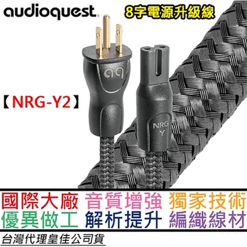 Audioquest NRG-Y2 2m 八字 8字 電源線 升級線 解析提升 8010 水母 馬歇爾