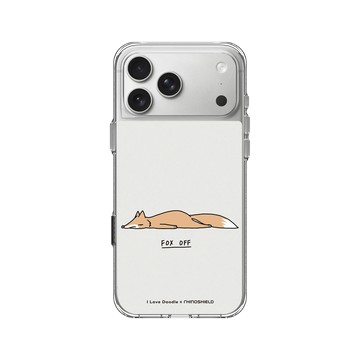 iPhone 17 Pro Max Clear Case（相機按鈕） 透明 - ilovedoodle (Lim Heng Swee) - Fox Off