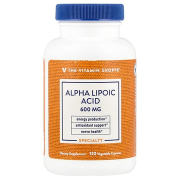 The Vitamin Shoppe, α-硫辛酸，600 微克，120 粒素食膠囊