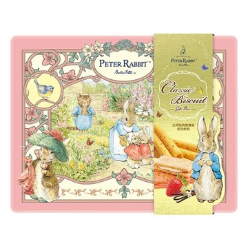 *貪吃熊* 比得兔 PETER RABBIT 禮盒 典雅寶盒綜合餅乾 附提袋 綜合餅乾 中秋節