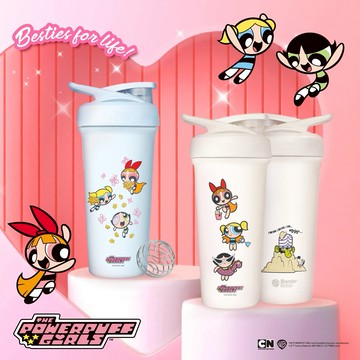 快速出貨🎁收禮者可自選款式【BlenderBottle】Strada Sleek系列 飛天小女警 不鏽鋼保溫保冰杯25oz/740ml