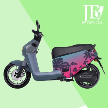 gogoro防刮車套-iD73 夏日風情