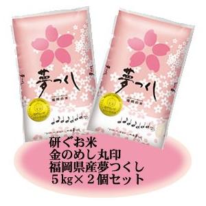 藤食糧 研ぐお米 金のめし丸 福岡県産夢つくし 10kg(5kg×2袋)