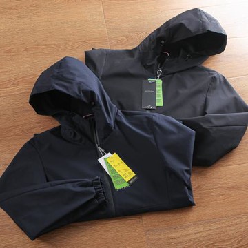 外貿原單 高端壓膠拉鏈防風防水 春男士立體剪裁運動休閑夾克外套