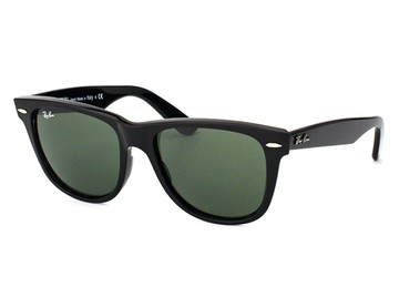 RAY BAN 亞洲版 經典款太陽眼鏡 RB2140F 901 54mm大版 黑框墨綠鏡片 公司貨