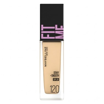 MAYBELLINE 媚比琳 FIT ME水光奇蹟粉底液 30ml  120 Classic Ivory  1個