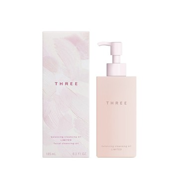 THREE 平衡潔膚油N 185ml #櫻花限定版