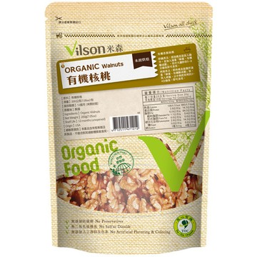 【米森 vilson】有機核桃(未烘培)(200g/包)