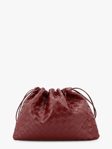 Leather clutch with intrecciato motif - BOTTEGA VENETA - gender_Woman