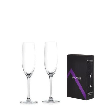 Lucaris 曼谷系列 香檳杯 180ml (2入禮盒組) 水晶酒杯 高腳杯 企業採購 商務禮品