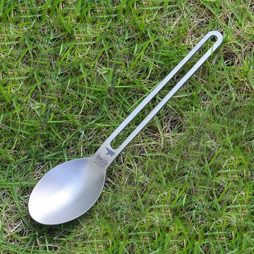 ├登山樂┤Keith 鎧斯 Ti5313 純鈦超輕量長柄湯匙 / 18cm (附攜出袋)