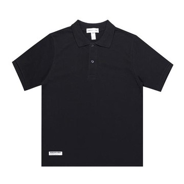 原創潮牌timeles2024夏裝純棉純色短袖polo衫翻領T恤打底男裝大碼