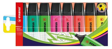 STABILO BOSS 螢光筆8色*70/8-3【APP滿額下單10%點數(單一帳號最高5000點)】1/31止