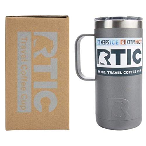 RTIC TRAVEL COFFEE CUP (16 OZ), GRAPHITE