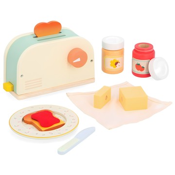 Janod 廚房遊戲組  20 x 20 x 8.5cm  1套  米色 + 橘色 + 紅色