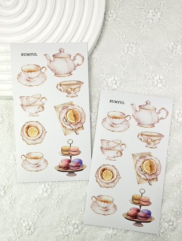 午茶時光 裝飾貼紙
