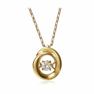 （LARA Christie/ララクリスティー）ララクリスティー ネックレス レディース PT900 プラチナ k18 ゴールド 0.03ct ダンシング ストーン/レディース イエローゴールド