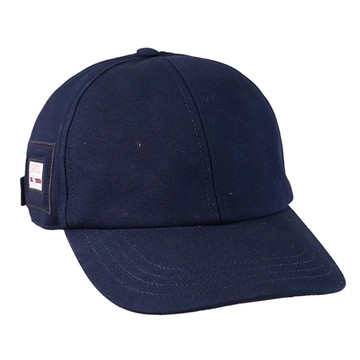 GUCCI 817450 經典電繡LOGO貼布棉質遮陽帽/棒球帽.深藍