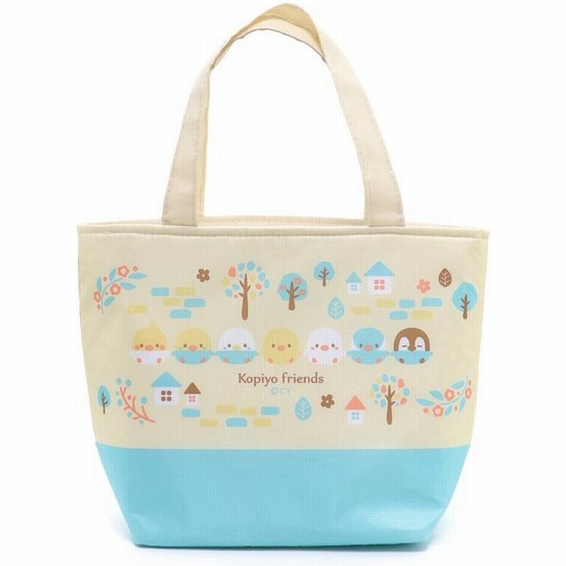 ランチバッグ 保冷 保温 ランチ トートバック こぴよフレンズ リーフ柄 内側アルミ構造 保冷バック 保冷トートバック トート ランチバック お弁当バッグ 女の子 通販 Lineポイント最大get Lineショッピング