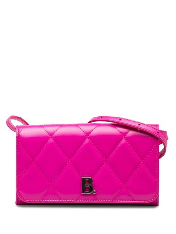 Balenciaga Pre-Owned - 2018-2023 Touch B crossbody bag - women - Calf Leather - One Size - Pink