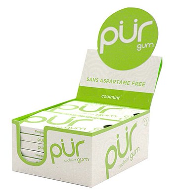 Pur Company Pur Gum Aspartame Free Cool Mint 12 Packs