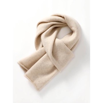 (免運)冬季100純山羊絨圍巾男女同款秋冬新款保暖防寒護頸高端針織圍脖