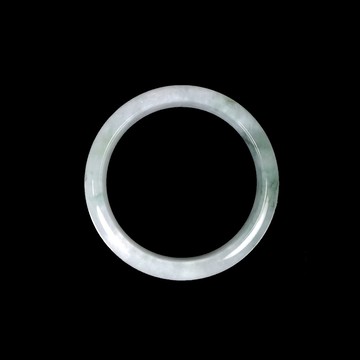 《博古珍藏》飄花翡翠玉鐲．天然A貨緬甸玉糯冰種．手圍18.2．水頭飽滿．禮盒禮物．超值回饋