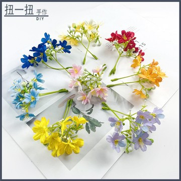 永生花🌸 仿真小草花瑞香花串 diy衣帽禮盒包裝飾ins胸花頭飾材料攝影道具