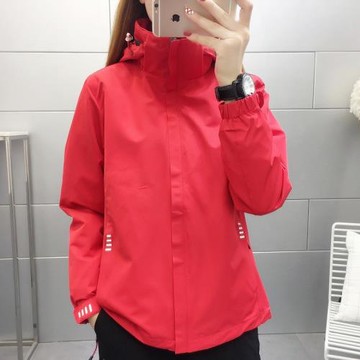 秋冬戶外運動沖鋒衣女三合一兩件套加絨保暖防水旅行登山服外套男