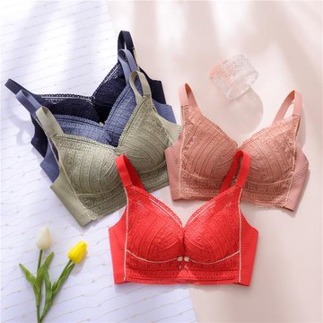 黛姬2059 調整型海綿乳漿杯抗菌除螨無鋼圈小胸聚攏不變形文胸