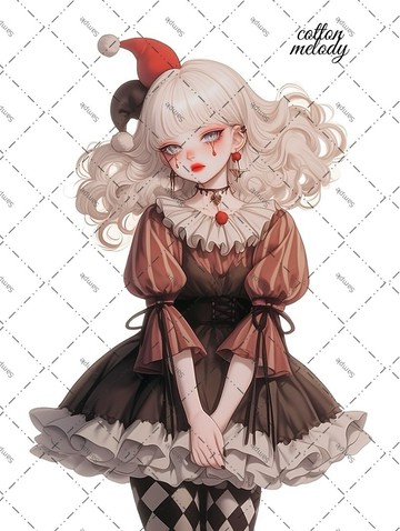 original sticker no.2107 人物貼紙 原創貼紙 原創人物貼紙 裝飾貼紙 cotton melody