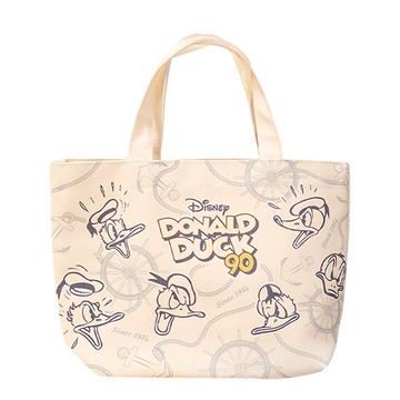 Disney 迪士尼 唐老鴨帆布萬用手提袋  31 x 21.5cm  90周年線條鴨