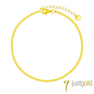 【Just Gold 鎮金店】相扣 黃金手鍊 (網路限定)
