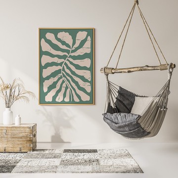 枝椏 • 綠 - 枝椏/文青簡約擺設/幾何掛畫/綠色/北歐風/波希米亞