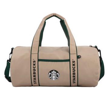 星巴克 品牌卡其色背提兩用包