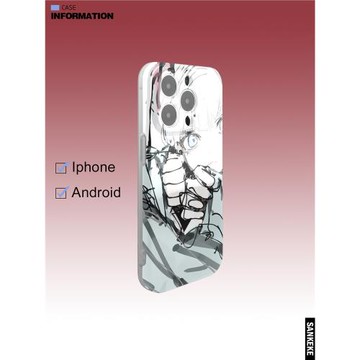 三殼殼小眾原創小清新少女全包適用于蘋果16PROMAX/15/14/13/12/11/韓國菲林二合一亮面/磨砂卡通手機保護殼