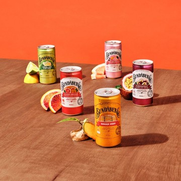 【24罐/箱】迷你鋁罐整箱組 澳洲 Bundaberg 賓德寶水果氣泡飲料
