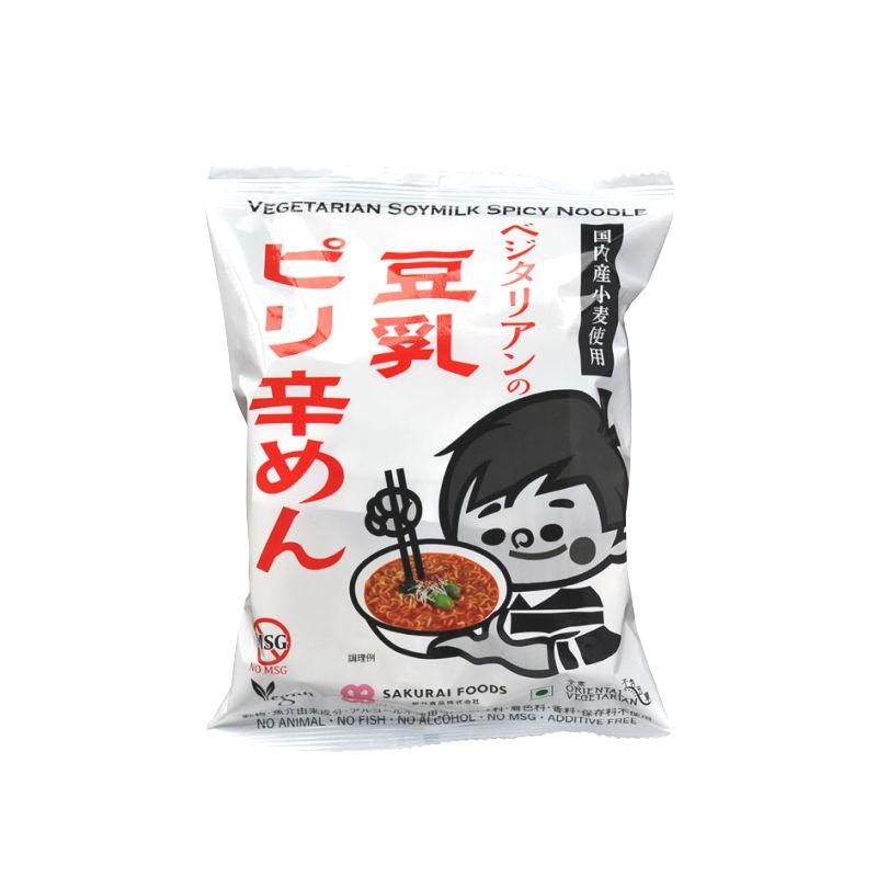 インスタントラーメン 桜井 ベジタリアンの豆乳ピリ辛麺 138g×20食分