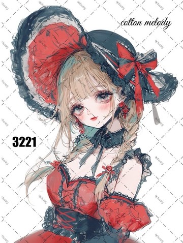 original sticker no.3221 人物貼紙 原創貼紙 原創人物貼紙 裝飾貼紙 cotton melody