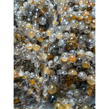 ［金百福］小樹膠花 黃膠花 紅膠花 帶點冰裂 白棉 天然小沙坑 手珠 手鍊 手串DIY 設計款 材料珠