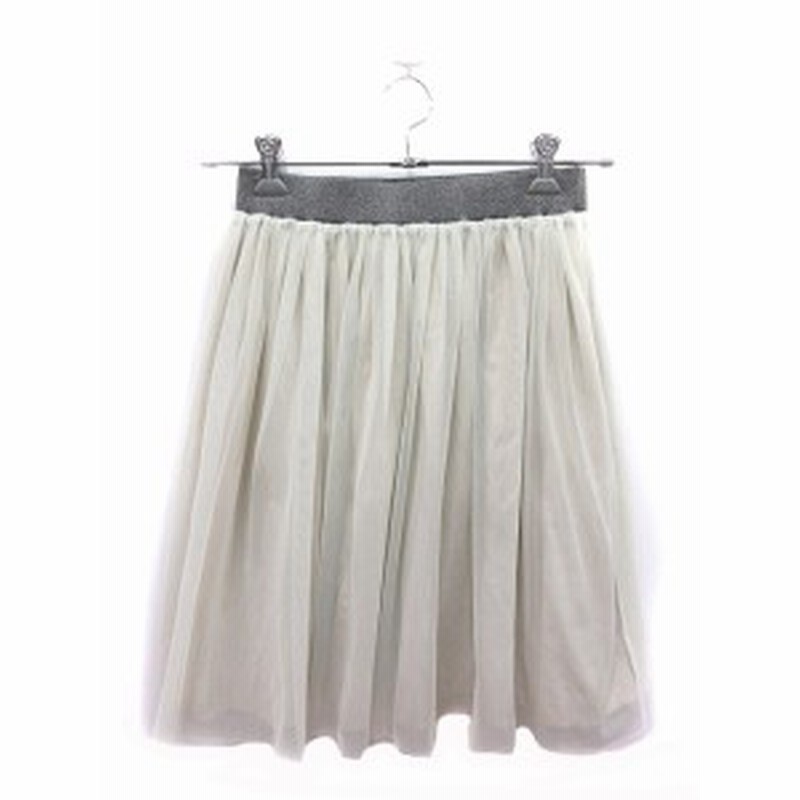 中古 コラージュ ガリャルダガランテ Collage Gallardagalante スカート チュール ギャザー ミニ 白 ホワイト 通販 Lineポイント最大1 0 Get Lineショッピング