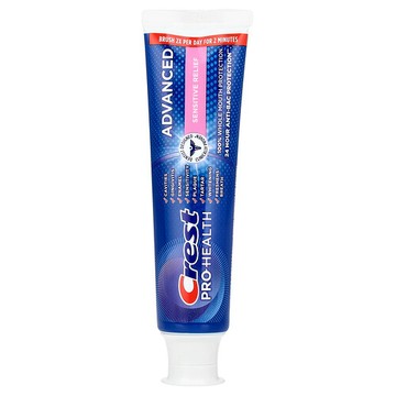 Crest, Pro-Health Advanced，含氟牙膏，敏感舒緩，5.1 盎司（144 克）