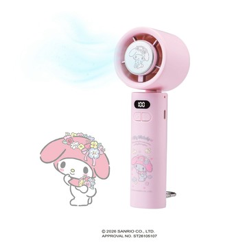 Sanrio 三麗鷗 美樂蒂My Melody 100段製冷摺疊頸掛手持風扇