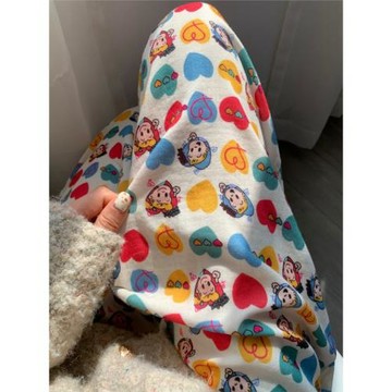 2026新款原田治雙層紗布寬松睡褲ins風棉紗家居褲女長褲純棉