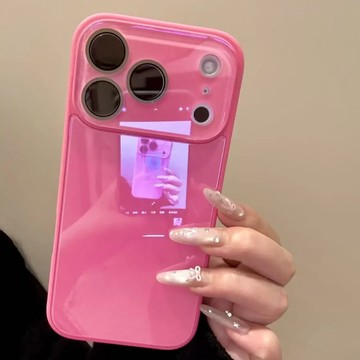 韓系高級感糖果色玻璃殼適用蘋果17promax手機殼女款16plus馬卡龍iPhone15精孔14/13保護殼